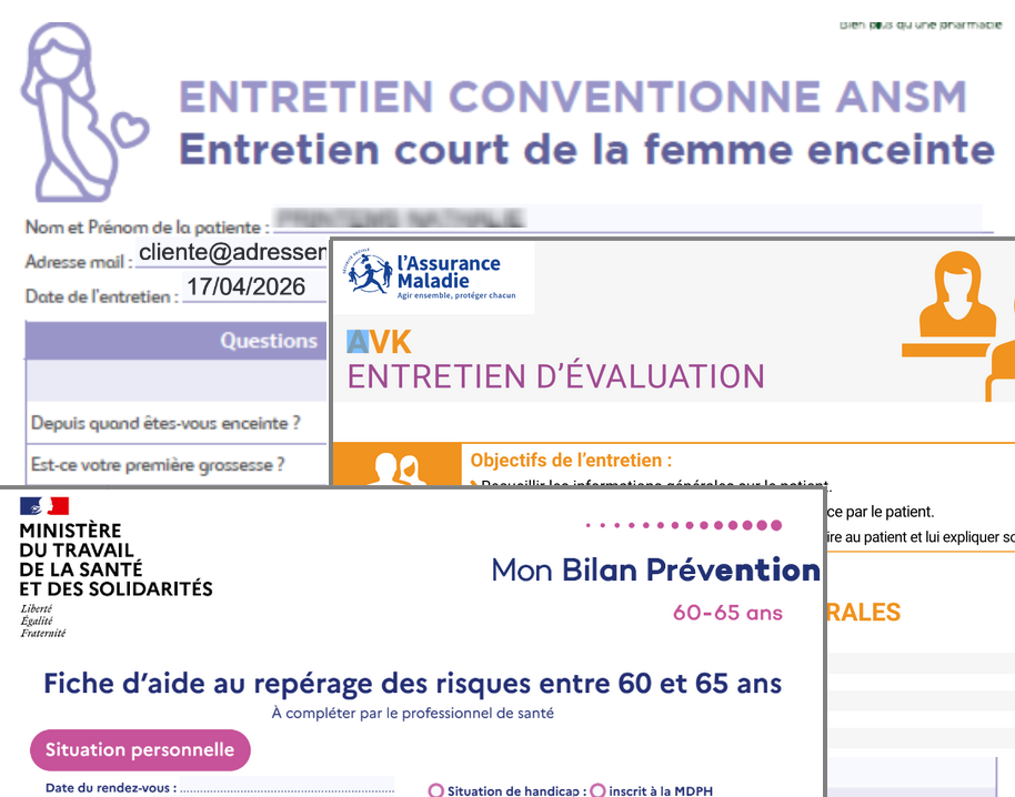 Formulaires entretien