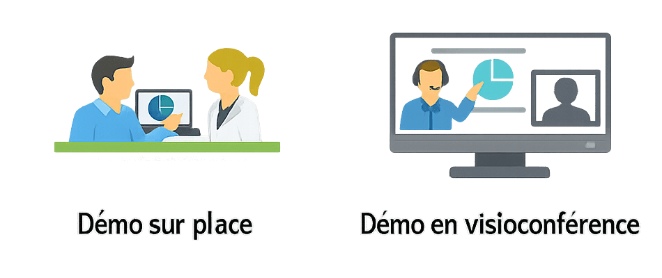 Démos sur site et visio